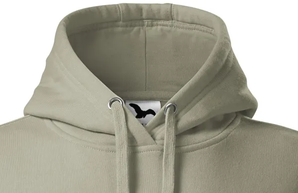 Damtröja med huva utan dragkedja - Huva med dragsko