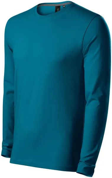 T-shirt med lång passform för män - T-shirt i bomull för män för varje dag