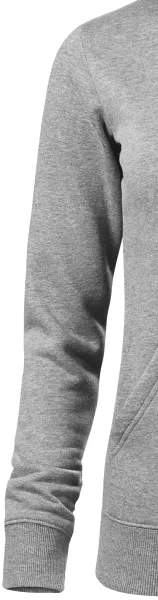 Damtröja med huva utan dragkedja - Klassiska långärmade