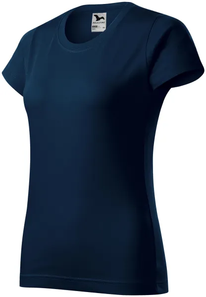 Dam enkel T-shirt - T-shirt i bomull för kvinnor för varje dag