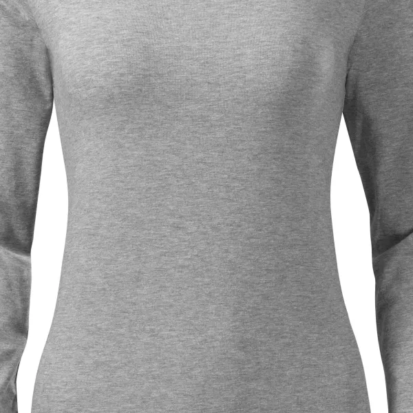 T-shirt med lång passform för damer med långa ärmar - Lätt avsmalnande snitt