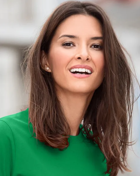 Dam enkel T-shirt - Klassisk rund halsringning