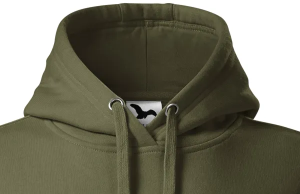 Damtröja med huva utan dragkedja - Huva med dragsko