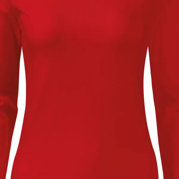 T-shirt med lång passform för damer med långa ärmar - Lätt avsmalnande snitt