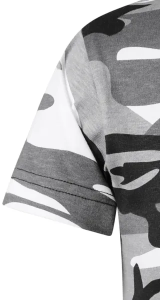 Barnens kamouflage-T-shirt - Klassiska korta ärmar
