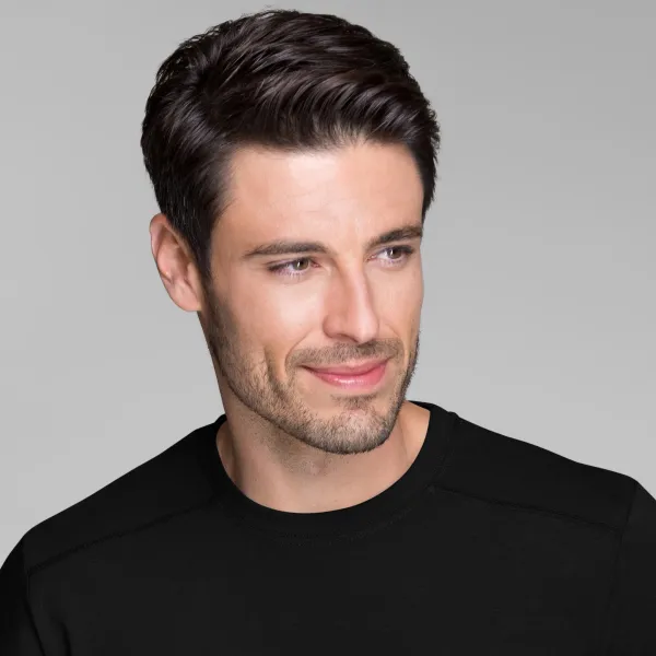 T-shirt herr dekorerad - Klassisk rund halsringning