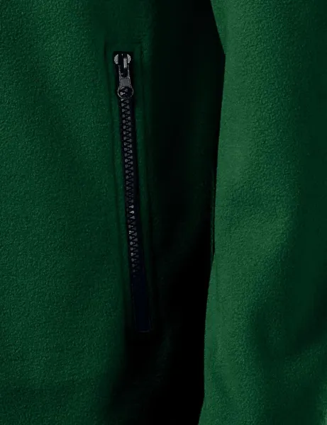 Varm unisex fleecejacka - Praktiska fickor med dragkedja