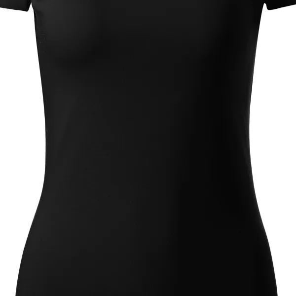 T-shirt dam med dekorativa sömmar - Smal, avsmalnande passform