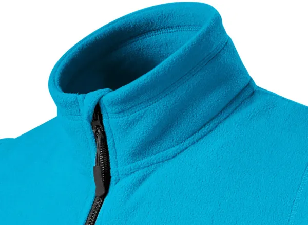 Fleece kontrastväst - Upphöjd krage för att skydda mot kyla på halsen