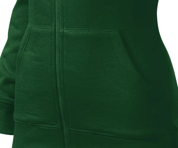 Damtröja med huva - Känguruliknande fickor