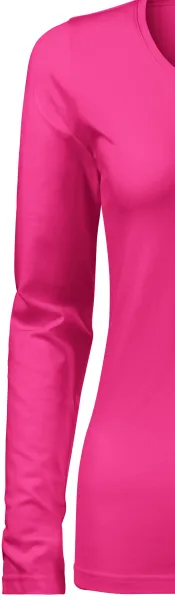 T-shirt med lång passform för damer med långa ärmar - Klassiska långa ärmar