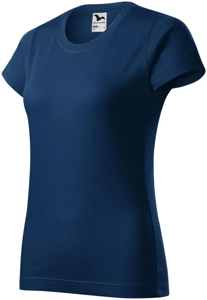 Dam enkel T-shirt - T-shirt i bomull för kvinnor för varje dag