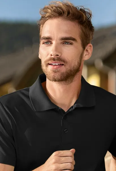 Sportpolotröja - 3-knapps knäppning