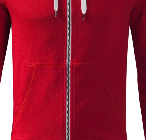 Kontrasttröja för män med huva - Lös passform med sidosömmar