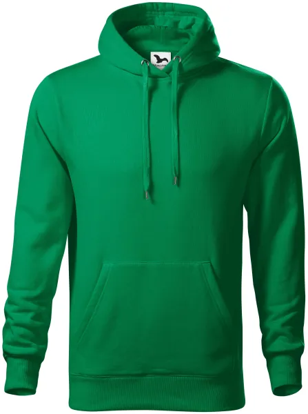 Herrtröja med huva utan dragkedja - Lös passform med sidosömmar