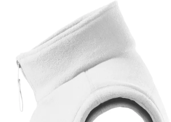 Klassisk fleeceväst - Upphöjd krage för att skydda mot kyla på halsen