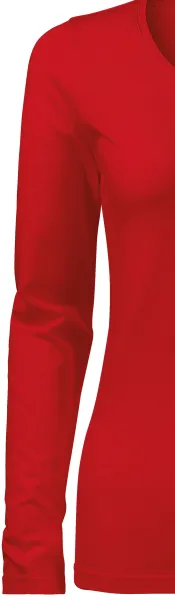 T-shirt med lång passform för damer med långa ärmar - Klassiska långa ärmar