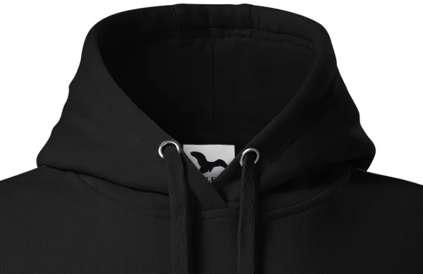 Damtröja med huva utan dragkedja - Huva med dragsko