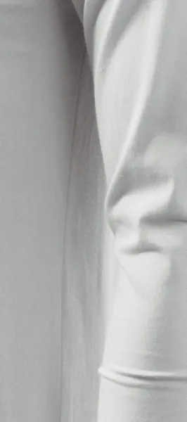 Långärmad polotröja för män - Klipp med sidosömmar