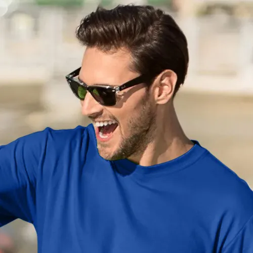 Klassisk T-shirt herr - Klassisk rund halsringning
