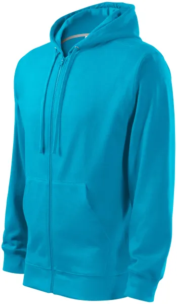 Herrtröja med huva - Herrhuvtröja med dragkedja