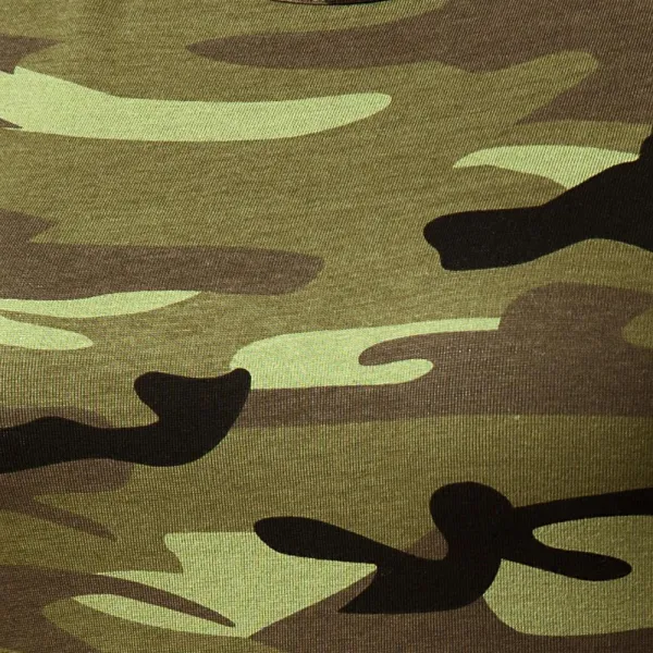 T-shirt för kamouflage för kvinnor - 100% bomull för maximal komfort