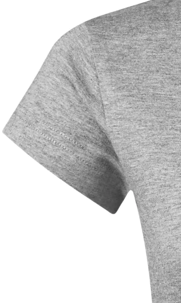 T-shirt med smal passform för damer med rund halsringning - Korta ärmar
