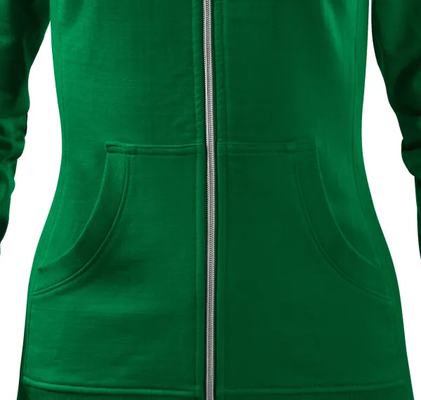 Damtröja utan huva - Avsmalnande skärning med sidosömmar