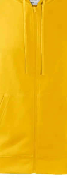 Herrtröja med huva - Dragkedja i tröjans färg