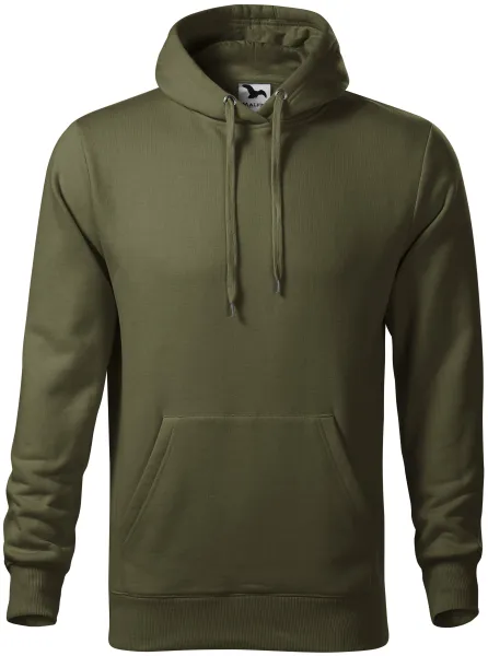 Herrtröja med huva utan dragkedja - Lös passform med sidosömmar