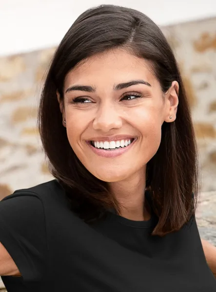 Damer trendig T-shirt - Klassisk rund halsringning