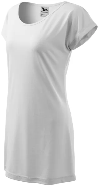 Dam lång T-shirt / klänning - Lösa damklänningar för sommaren