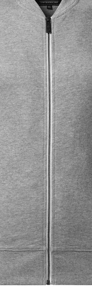 Damtröja med dolda fickor - Vit metalldragkedja