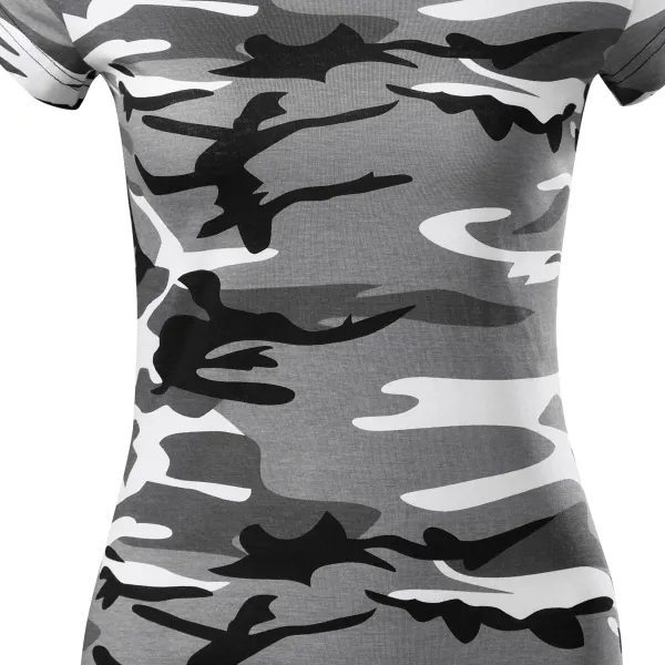 T-shirt för kamouflage för kvinnor - Lätt avsmalnande snitt