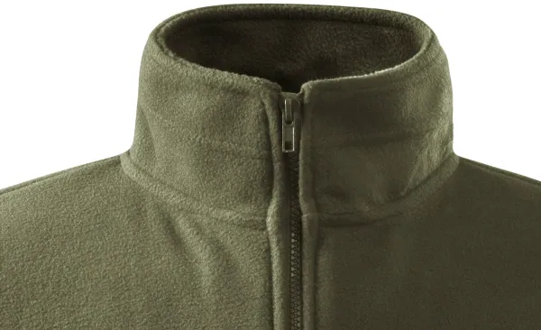 Fleecejacka för män - Dragkedja upp till hakan
