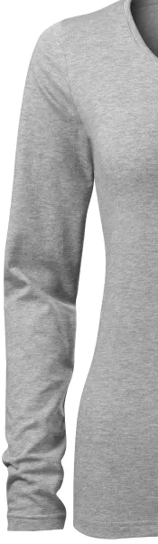 T-shirt med lång passform för damer med långa ärmar - Klassiska långa ärmar