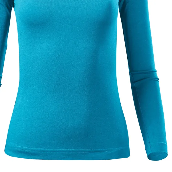 T-shirt för kvinnor med långa ärmar - Något passande snitt