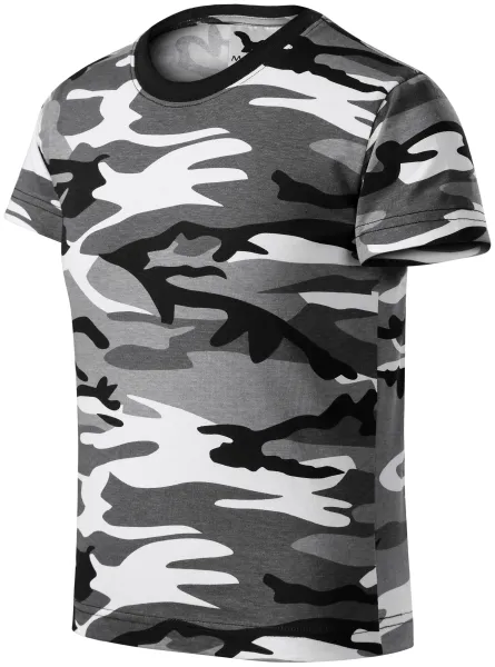 Barnens kamouflage-T-shirt - Kamouflage-t-shirt för barn inte bara för skogen