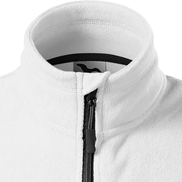 Fleece kontrastväst - Dragkedja upp till hakan