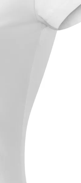 T-shirt med smal passform för damer med rund halsringning - Klipp med sidsömmar