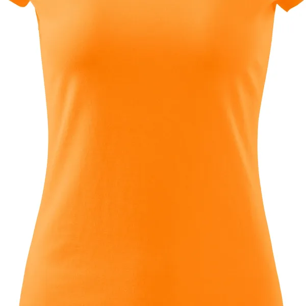 T-shirt dam med mycket korta ärmar - Lätt avsmalnande snitt