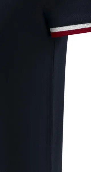 Polotröja för män med krage upp - Klipp med sidosömmar