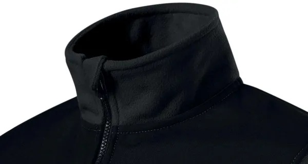 Varm unisex fleecejacka - Upphöjd krage för att skydda mot kyla på halsen