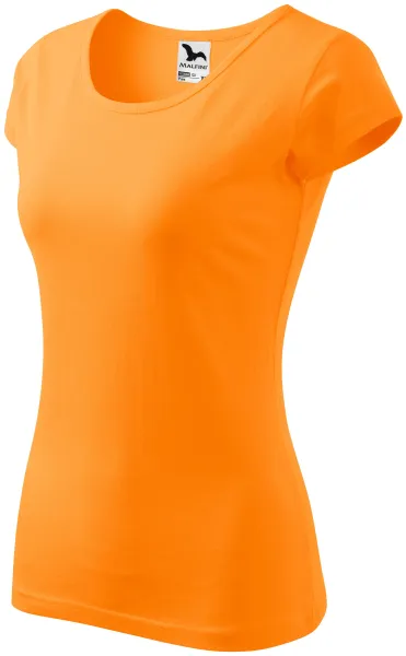 T-shirt dam med mycket korta ärmar - T-shirt till vardags för kvinnor