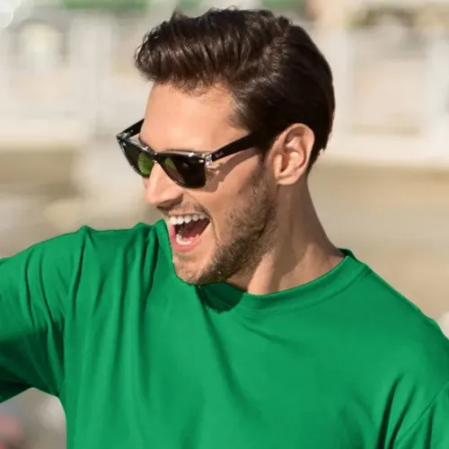 Klassisk T-shirt herr - Klassisk rund halsringning