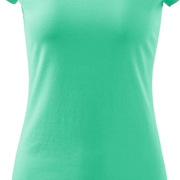 T-shirt dam med mycket korta ärmar - Lätt avsmalnande snitt