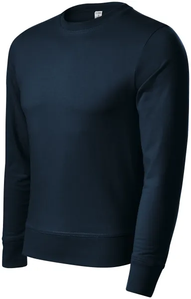 Lätt sweatshirt - Lätt unisex-tröja utan dragkedja och huva