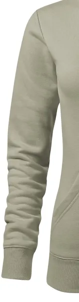 Damtröja med huva utan dragkedja - Klassiska långärmade