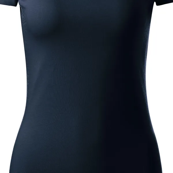 T-shirt dam med dekorativa sömmar - Smal, avsmalnande passform