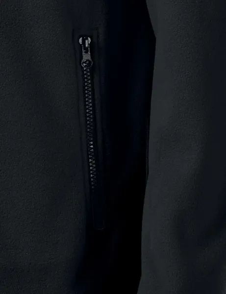 Varm unisex fleecejacka - Praktiska fickor med dragkedja